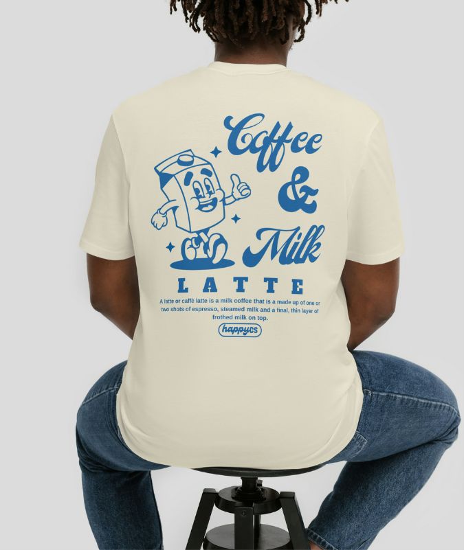 Camiseta Regular Fit COFFEE & MILK VAINILLA