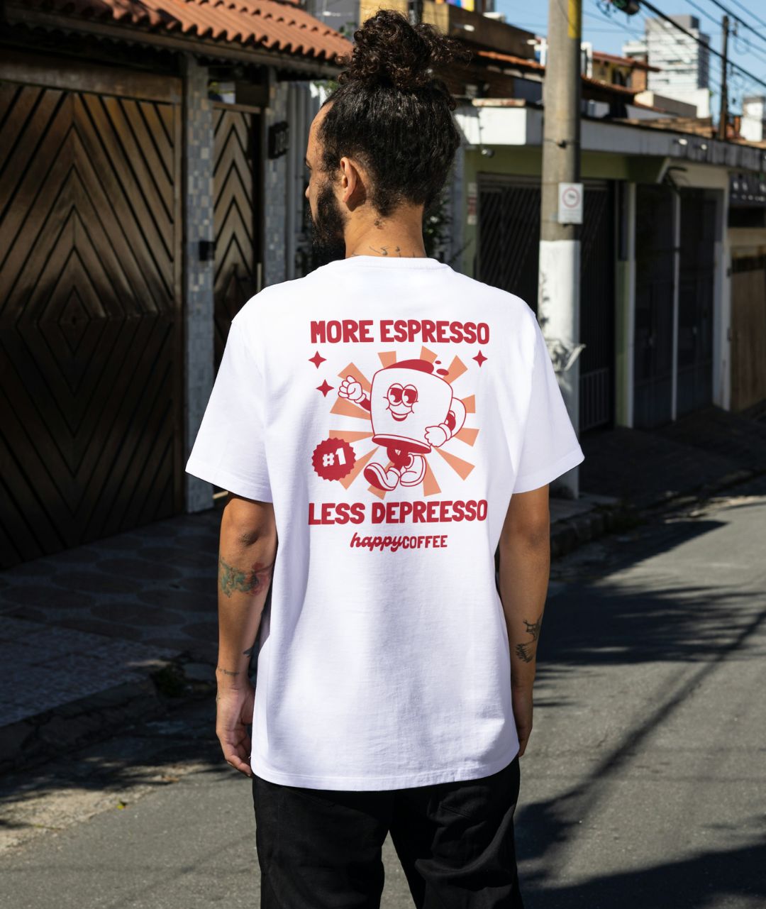 Camiseta Regular Fit MORE ESPRESSO VAINILLA