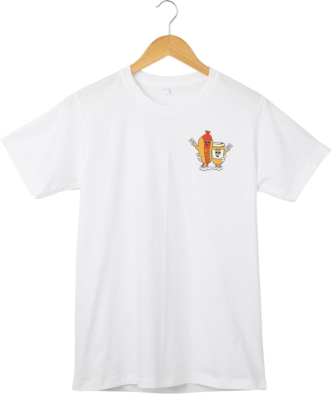 Camiseta Regular Fit BREAKFAST BUDDIES WHITE