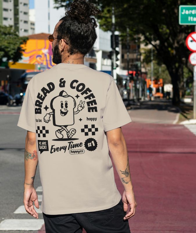 Camiseta Regular Fit BREAD & COFFEE ARENA