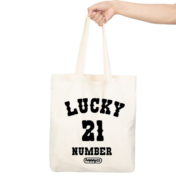 Tote Bag  LUCKY 21 CRUDO