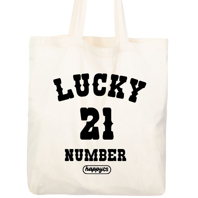 Tote Bag  LUCKY 21 CRUDO