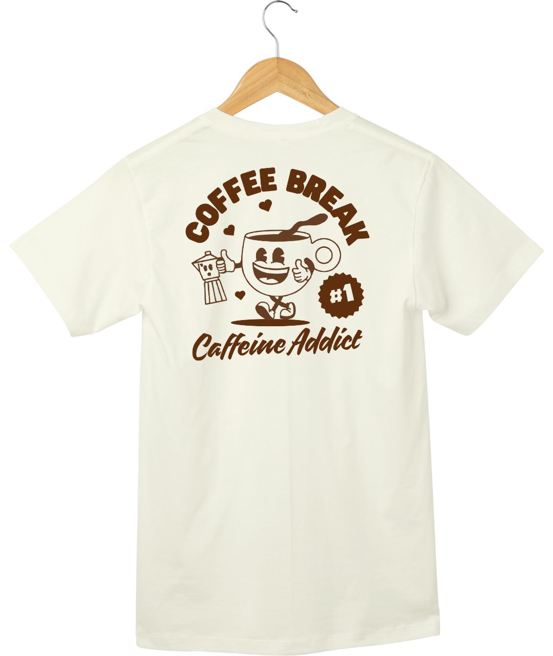 Camiseta Regular Fit COFFEE BREAK VAINILLA