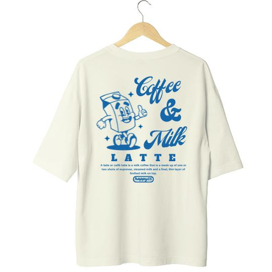 Camiseta Oversize COFFEE & MILK VAINILLA