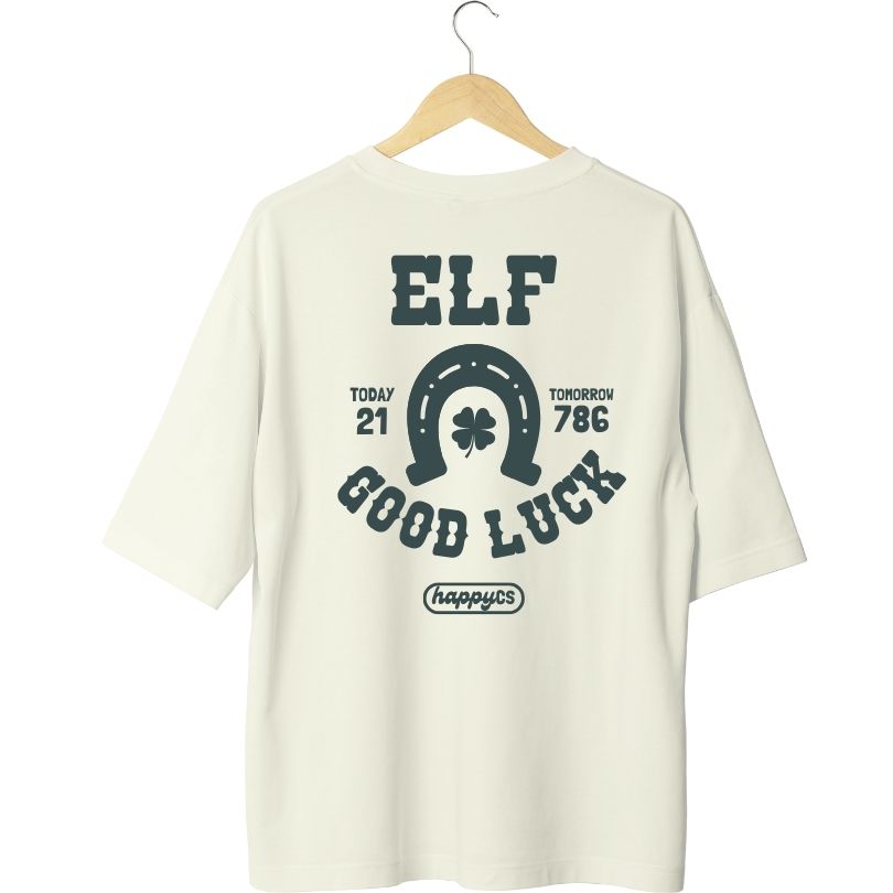 Camiseta Oversize ELF VAINILLA