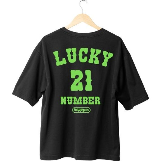 Camiseta Oversize LUCKY 21 BLACK