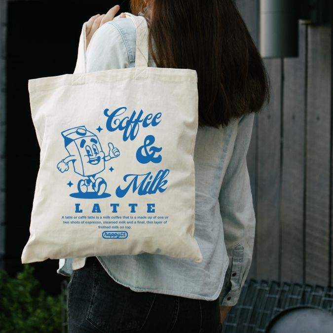 Tote Bag  COFFEE & MILK CRUDO