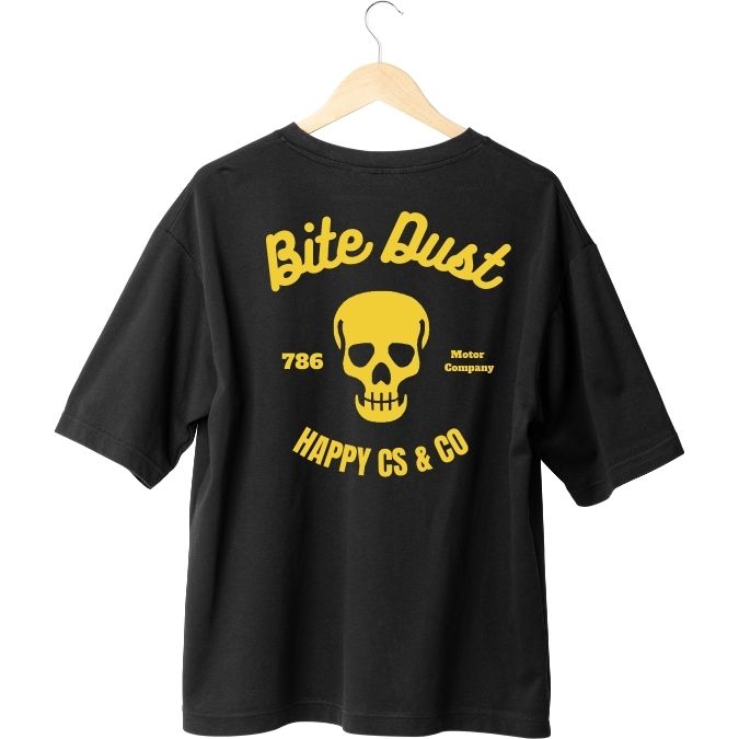 Camiseta Oversize BITE DUST BLACK